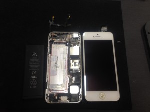 iphone5 スリープボタン修理